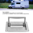 thumbnail image 4 of Recessed Pull Handles, Zinc Alloy Flush Lift Door Handle High Hardness   Wear  Easy Installation  for Trailer, 4 of 8