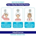 thumbnail image 5 of MedVance No Rinse Shampoo Cap  Rinse Free Shower Cap that Shampoos & Conditions  PH Balanced & Hypoallergenic Waterless Hair Wash  3 Pack, 5 of 7