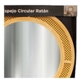 thumbnail image 4 of Espejo Home Trends Circular Ratán Beige, 4 of 4