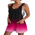 thumbnail image 3 of PENGXIANG Salopette en Lin Décontractée pour Femmes, Short Ample avec Bretelles Réglables, Jambes Larges, Sans Manches, avec Poches, 3 of 7