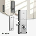 thumbnail image 1 of Bgsha Door Lock Smart Invisible Door Lock Wood Door Lock For Tuya APP/Card Unlock, 1 of 5