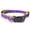 Yellow & Purple, variant on Waterproof PVC Dog Collar, Adjustable 15"-27.56" Neck, Quick Release Buckle, Heavy Duty D-Ring