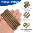 thumbnail image 3 of 5/16" x 3-3/4" Color Zinc Fully All Thread Rod, 12 Pcs Carbon Steel Long Threaded Screw for Furniture Garden, 3 of 7
