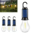 thumbnail image 4 of Hyasfey 1/2/3Pcs Solar Camping Light 3 Modes Adjustable Waterproof USB Rechargeable Super Bright Outdoor Hiking Tent Hanging Bulb Lamp Emergency Lantern, 4 of 7