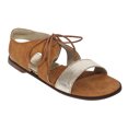 thumbnail image 2 of Sandalias de verano para mujer de tacón bajo de cuero de microfibra de color sólido a la moda Wmkox8yii shjk7304, 2 of 9