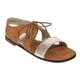 thumbnail image 2 of Sandalias de verano para mujer de tacón bajo de cuero de microfibra de color sólido a la moda Wmkox8yii shjk7300, 2 of 9