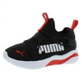 thumbnail image 5 of Puma Rift Pop Slip On Infant/Toddler Shoes Size 5, Color: Puma Black/High Risk Red, 5 of 5