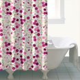 thumbnail image 4 of Pioneer Flower Floral Print Pattern Shower Curtain 72"x72" ,Bathroom Decorative Shower Curtains Set with 12 Hooks,Modern Waterproof Washable Shower Curtain, 4 of 6