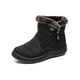 thumbnail image 3 of Botas de nieve para mujer Cremalleras laterales Botas de invierno impermeables Comodidad - Mantiene los pies calientes y secos - Zapatos de invierno de ancho ancho, 3 of 8