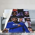 thumbnail image 2 of Kevin Rock Rapper Gates Blanket Soft Cozy Lightweight Warm Throw Blanket Bedroom Sofa Decorations All Seasons Blankets 50"X40", 2 of 6