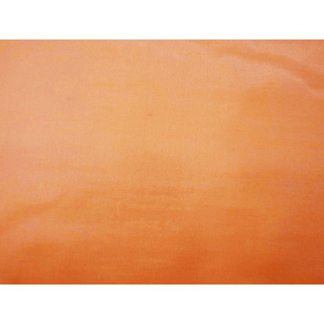 Tissu de Robe Shantung Designer Orange 43 Pouces de Large pour Robe de Mariage au Mètre