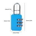thumbnail image 2 of Less Than 5 Tool Bag Metal Mini Notebook Small Padlock Luggage Password Lock Gym Cabinet Lock Alloy Password Lock Password Padlock, 2 of 8