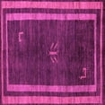 thumbnail image 1 of Ahgly Company Indoor Square Abstract Pink Modern Area Rugs, 3' Square, 1 of 4