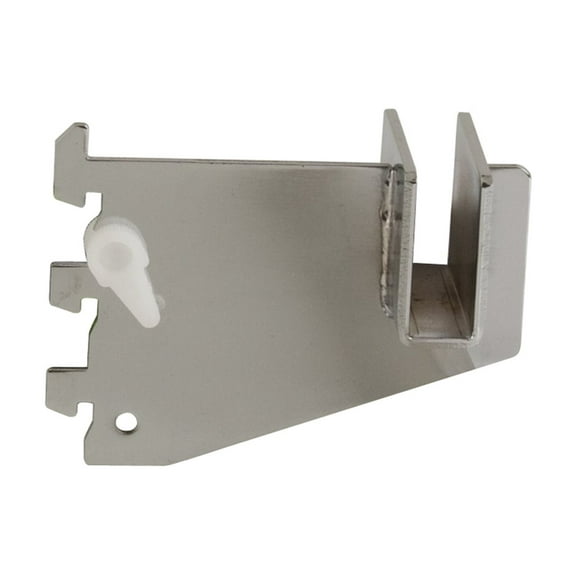 Econoco - CR3 - 3" 16 Gauge Chrome Blade Bracket to Hold Rectangular Tubing For President Line Slotted Standards - Sold in Pack of 25