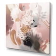 thumbnail image 2 of Designart "Pink Rosegold Stripes Complexity III" Modern Shapes Transitional Wall Art For Bathroom, 2 of 5
