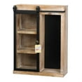 thumbnail image 3 of WALL SHELF WITH GLASS BARN DOOR, 3 of 3