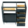 thumbnail image 4 of Ariel Hepburn 42 In. Left Offset Single Sink Base Cabinet In Midnight Blue, 4 of 10