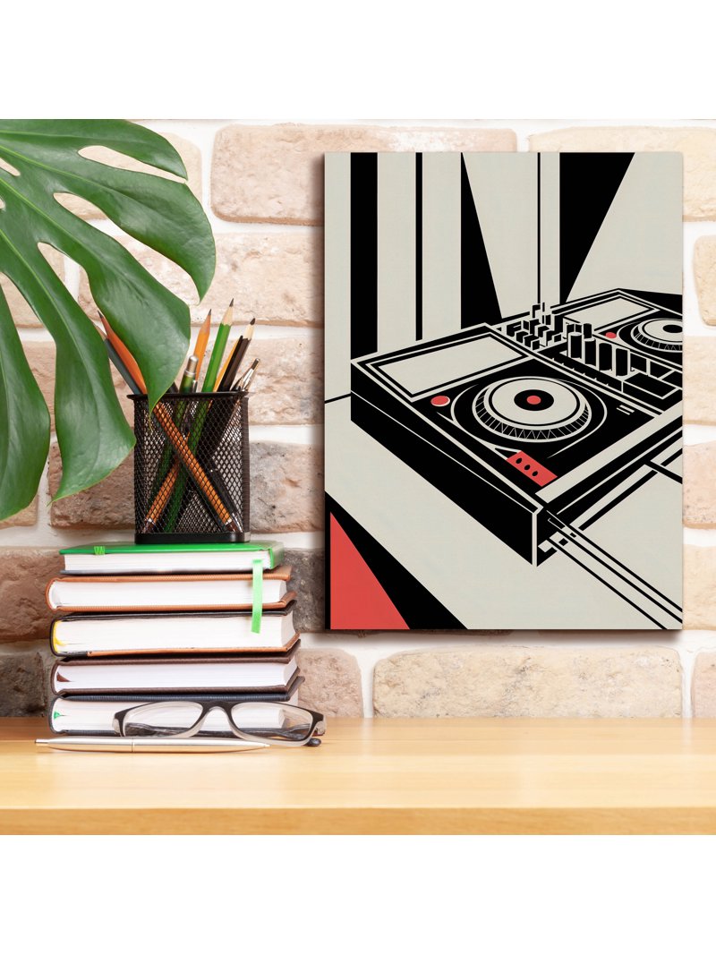Epic Graffiti 'Bauhaus Dj Mixer' by Andreas Magnusson Canvas Wall
