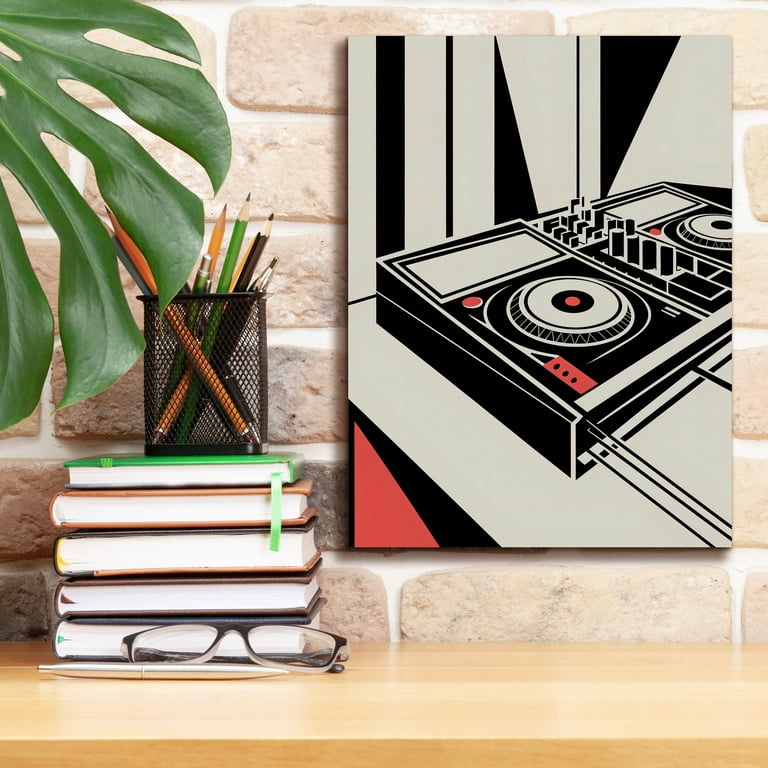 Epic Graffiti 'Bauhaus Dj Mixer' by Andreas Magnusson Canvas Wall