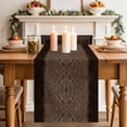 thumbnail image 2 of Table Runner 90 Inches Long for Kitchen Dining, Brown Zebras Striped Dresser Scarf Farmhouse, Dining Table Decorations for Wedding/Parties, Vintage Animal Skin Print 13 x 90 In, 2 of 8