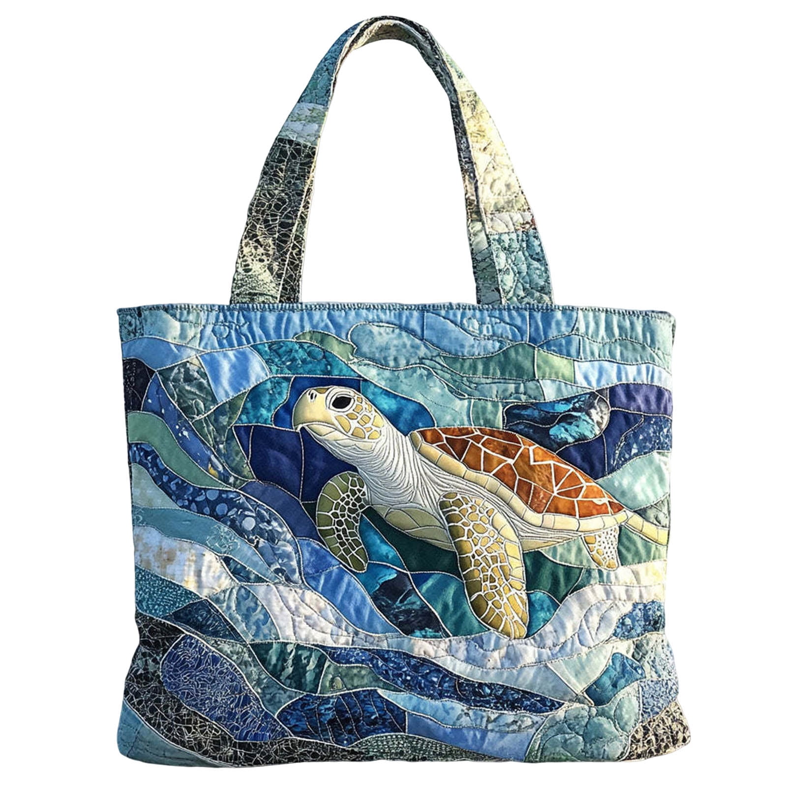 Dwellin Tote Bag for Women Lightweight Puffy Quilted Canvas Handbags Cute Flowers Pint Shoulder Top Handle Satchel for Work Travel