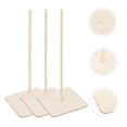 thumbnail image 3 of Minkissy 3 Ensembles de Supports Réutilisables Porte-Donuts en Bois pour Usage Domestique, 3 of 8