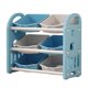 thumbnail image 1 of Organizador de juguetes para niños, estante de almacenamiento de juguetes para el dormitorio, libros y juguetes. Azul claro, 1 of 9