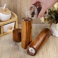 thumbnail image 5 of Juego 2 Molinillos Sal y Pimienta Madera Acacia 20cm Recargables con Núcleo Cerámico Ajuste Grosor Molinillo Especias Regalo Cocina Elegante, 5 of 5