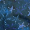 thumbnail image 1 of oneOone Rayon Blue Fabric Sea Sewing Craft Projects Fabric Prints By Yard 56 Inch Wide, 1 of 4