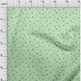 thumbnail image 2 of oneOone Georgette Viscose Fabric Leaves & Flower Floral Printed Craft Fabric BTY 42 Inch Wide, 2 of 4