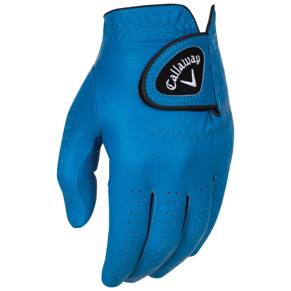 Callaway Opticolor Glove (Blue, LEFT, MEDIUM) Leather Golf NEW ...