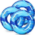 thumbnail image 1 of 36 Inch Inflatable Pool Float Tube, Big Ocean Animal Swimming Ring, Cute Under The Sea Pattern Inner Tube Outdoor Beach Toy for Adult Teens, 1 of 7