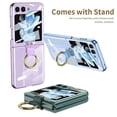 thumbnail image 3 of Étui Transparente pour Galaxy Z Flip 5, Étui de Protection avec Charnière : L4B1, 3 of 9