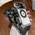 thumbnail image 5 of for iPhone 15 Pro Max/ 15 Ultra Magnetic Transparent Case,Luxury Bling Shockproof Military-Grade Protection with Camera Lens Protective, 5 of 5