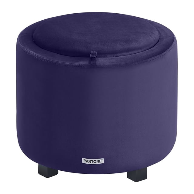 Tabouret de Rangement Court Pantone Violet