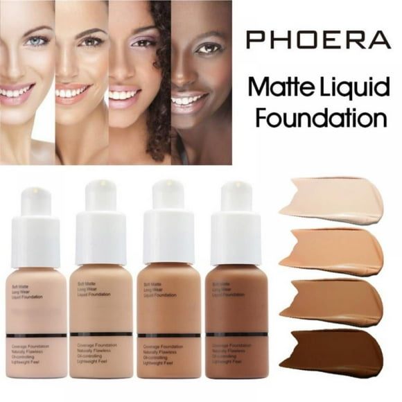 Matte + Poreless Liquid Foundation Makeup, Long Lasting, Waterproof & Sweatproof Foundation