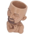 thumbnail image 1 of Macetero de Hombre Musculoso, Florero de Cara Masculina Bien Esculpido, Arte de Sala de Estar, De DecorAción del Hogar, 17 x 11 cm, Macetero de Cara de Hombre Con orificio de, 1 of 7