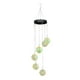 thumbnail image 2 of Comedero para colibríes con campanillas de viento para jardín y patio: comedero decorativo para pájaros de exterior con múltiples orificios de alimentación., 2 of 8