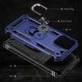 thumbnail image 2 of For iPhone 13 Pro Max Case ,Heavy Duty Shockproof Body Phone Cover Built in Metal Rotated Magnetic Ring Holder Kickstand,Dustproof,Anti-Scratch,Dual Layer Military-Grade Drop protection,Blue, 2 of 7