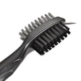 thumbnail image 5 of Uxcell Double Sided Retractable Cord Clip Dust Groove Cleaner Golf Club Brush Black, 5 of 6