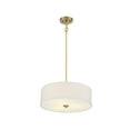 thumbnail image 5 of Trade Winds Lighting 3-Light Pendant Light In Natural Brass, 5 of 6