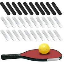Sioweci 30Pcs 3G Pickleball Paddle Weight Tape Adhesive Control Power Improvement Golf Club Tennis Racket Weighted Bar Pickleball Accessories Silver 30PCS