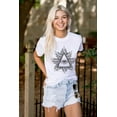 thumbnail image 3 of Illuminati Triangle Conspiracy Theory Plus Size Crewneck Graphic Tee Shirt Brisco Brands 2X, 3 of 4