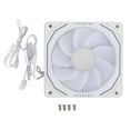 thumbnail image 2 of Enfriador De CPU, Ventilador PWM De 3 Pines De 120 Mm, Velocidad Ajustable De 800 A 1800 RPM, Enfriador De Aire De CPU ARGB, Ventilador De Enfriamiento De CPU, Ventilador, 2 of 7