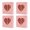 B, variant on Heart Shaped Gift Boxes Set of 4 - Red Pink White Transparent Window Small Gift Boxes for Valentine's Day Wedding Anniversary Party Favors