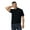 Black, variant on G648 Men's Softstyle Double Pique Polo