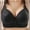 Black, variant on Women's Padded Push Up Bra No Underwire Seamless Adjustable Strap Bra Soft Comfy Breathable Everyday Bra
