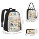 thumbnail image 2 of Easygdp Dogs Funny Pets Mochila para Niños y Niñas con Set de Caja de Almuerzo y Estuche para Lápices 3 en 1, Mochila Escolar Estampada para Adolescentes, 2 of 7