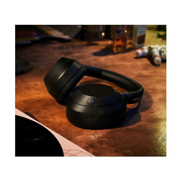 Sony ULT WEAR Wireless Noise Cancelling Headphones (Black) Bundle
