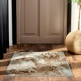 thumbnail image 5 of Luxe Weavers Marble Swirl Collection Beige Abstract Area Rug 2x3, 5 of 9